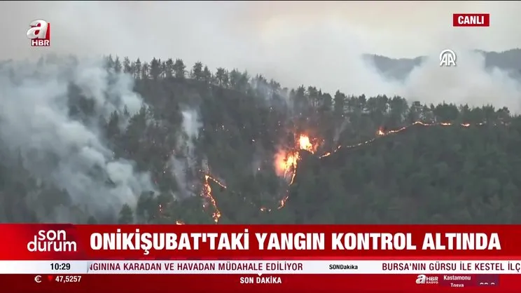 SON DAKİKA | Kahramanmaraş'ta yangın kontrol altına alındı