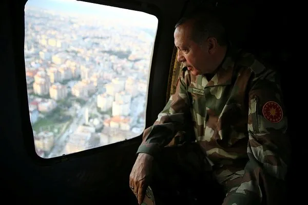 Cumhurbaşkanı Erdoğan sınır karakolunda