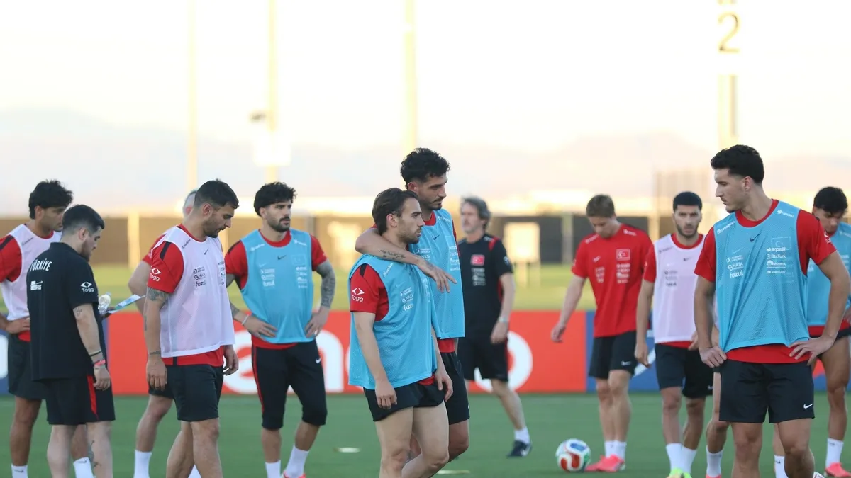 A Milli Futbol Takımı, ABD maçının hazırlıklarına başladı
