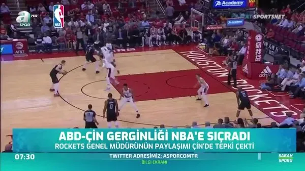 Abd Cin Gerginligi Nba E Sicradi Videosunu Izle Son Dakika Haberleri