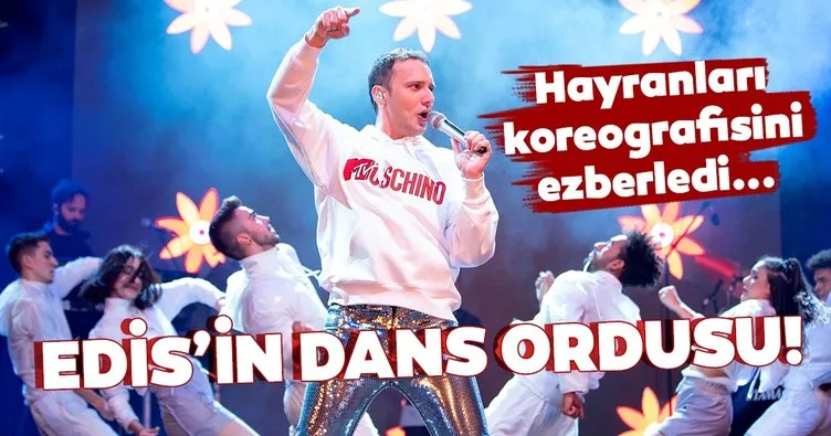 Edis’in dans ordusu! Şarkıcı Edis’in “Koreografımızdan sıcak sıcak geldi” dediği dans videosu sosyal medyayı salladı!