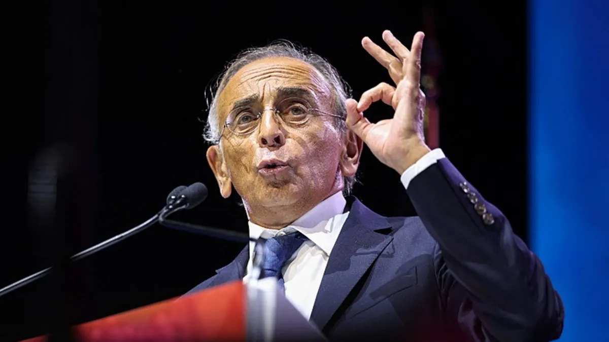Fransa'da Zemmour cumhurbaşkanlığı adaylığını açıkladı