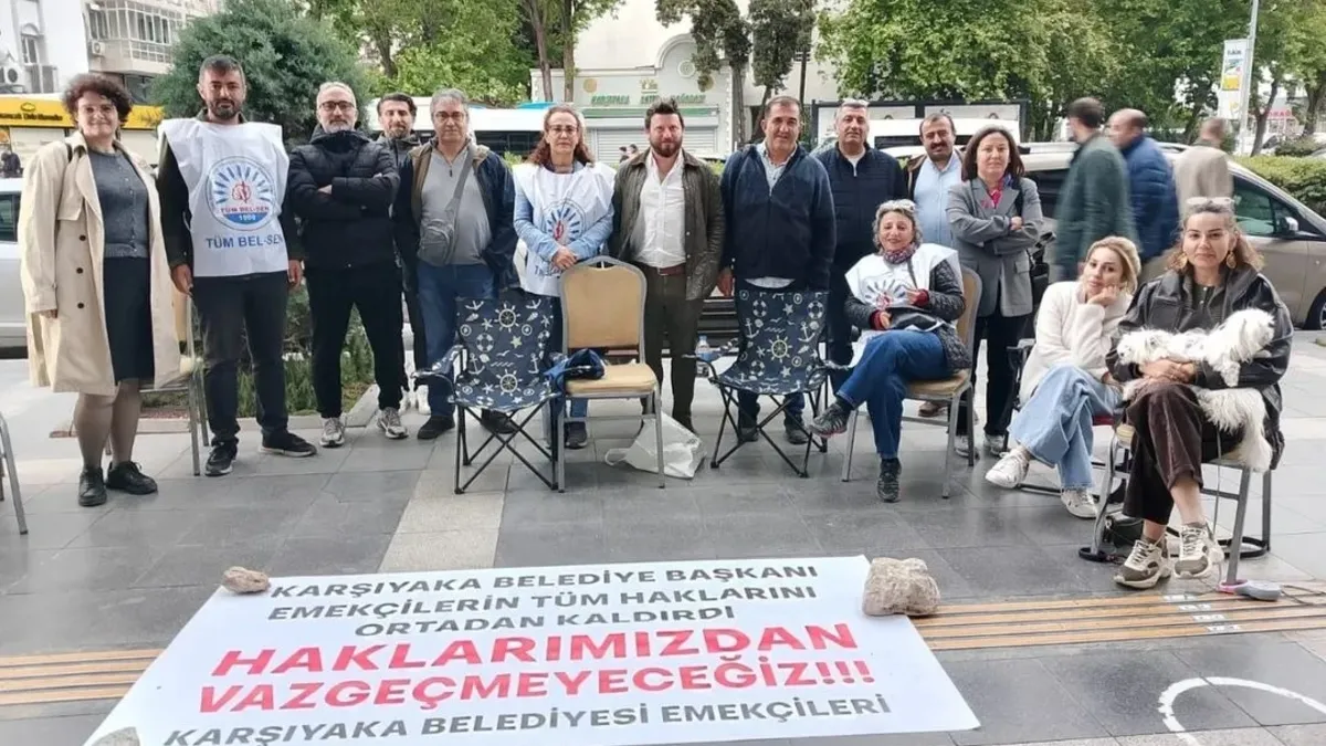 Hak arama mücadelesinde gece nöbeti