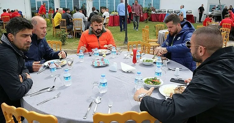 Trabzonspor’da barbekü partisi