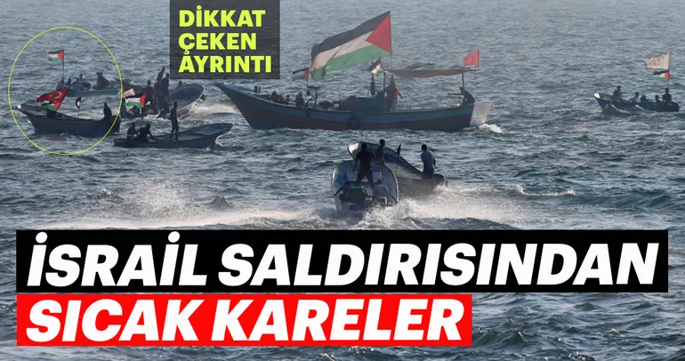İsrail saldırısından sıcak kareler