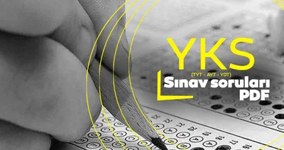 YKS SORULARI VE CEVAP ANAHTARI 2023 TIKLA ÖĞREN! ÖSYM AİS ile Üniversite sınavı TYT, AYT, YDT YKS soruları ve cevapları PDF indir ve görüntüle!