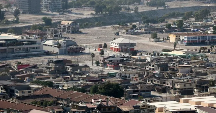 Hatay depreminin izleri gökyüzünden görüntülendi