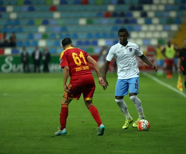 Kayserispor Trabzonspor maçından kareler