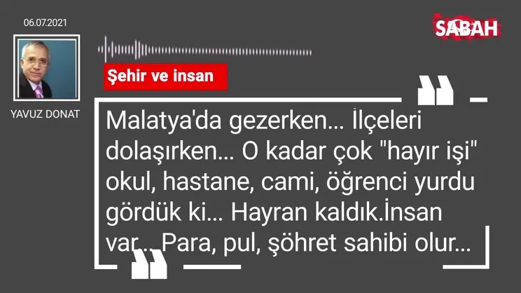 Yavuz Donat | Şehir ve insan