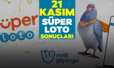 Süper Loto sonuçları son dakika açıklandı! Milli Piyango İdaresi 21 Kasım Süper Loto çekiliş sonuçları - MPİ bilet sorgulama