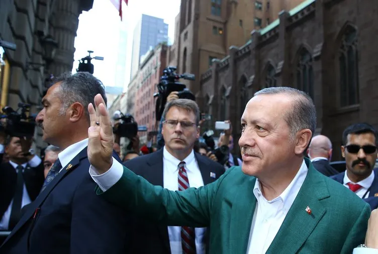 ABD’de Cumhurbaşkanı Erdoğan’a sevgi seli!