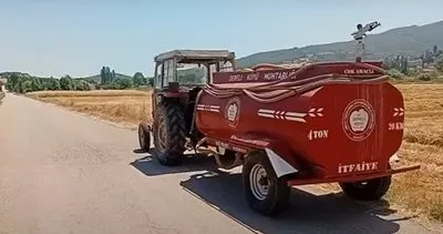 Amasya’da köylüler yangına karşı nöbette! #amasya