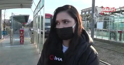 Son dakika: Tramvay istasyonunda bayılan kız konuştu: Şans eseri hayattayım | Video