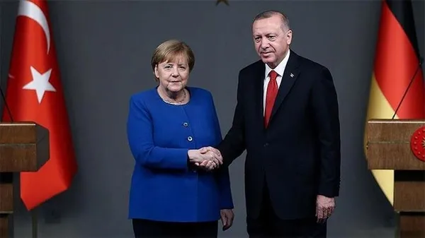 Son dakika: Başkan Erdoğan'dan Merkel ile kritik görüşme!
