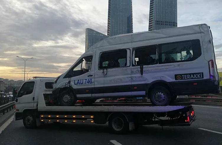 Kağıthane’de okul servisi devrilmişti: 9 kişi taburcu edildi!