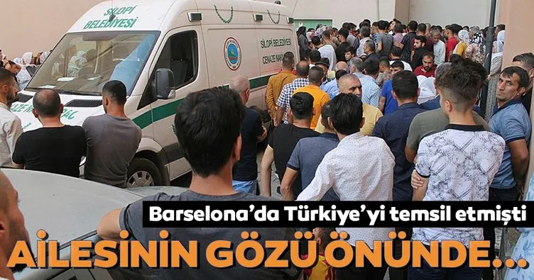Barselona’da Türkiye’yi temsil eden Hamza boğuldu