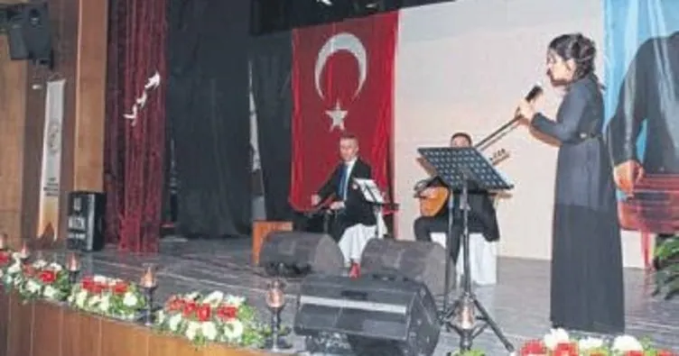 Şehitler anısına türkü dinletisi