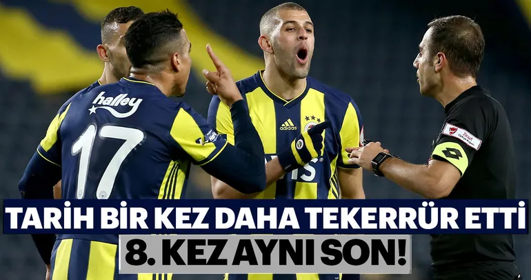 Fenerbahçe’de yıllar sonra aynı son