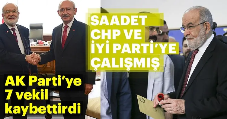 Saadet Partisi’nden CHP ve İYİ Parti’ye 8 vekil