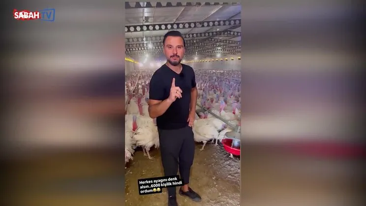 Alişan 6 bin hindiye seslendi 