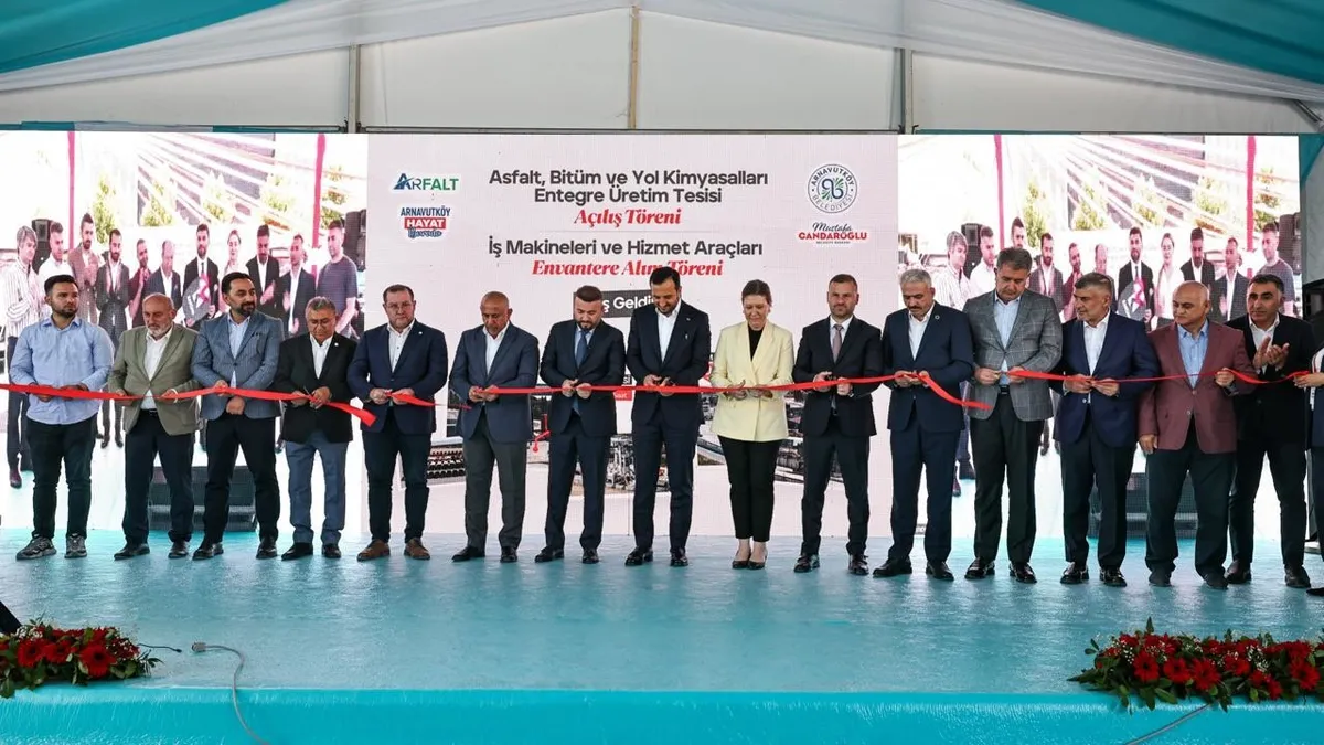 Arnavutköy Belediyesi asfalt üretim tesisi