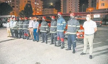 İzmir’e 8 kişilik uzman ekip gönderildi