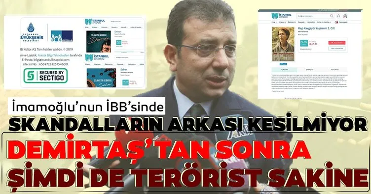 İmamoğlu’nun İBB’sinde skandalların arkası gelmiyor! Şimdi de Terörist Sakine Cansız’ın kitabını satıyorlar