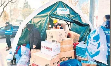 TÜGVA 12 bin gönüllü ile deprem bölgesinde
