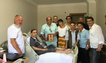 ‘Hababam Sınıfı’ndan Tüfekçi’ye moral ziyareti