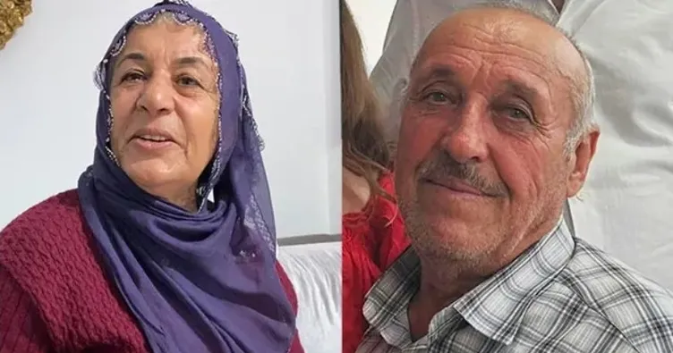 Yaşlı çift alevler arasında can verdi