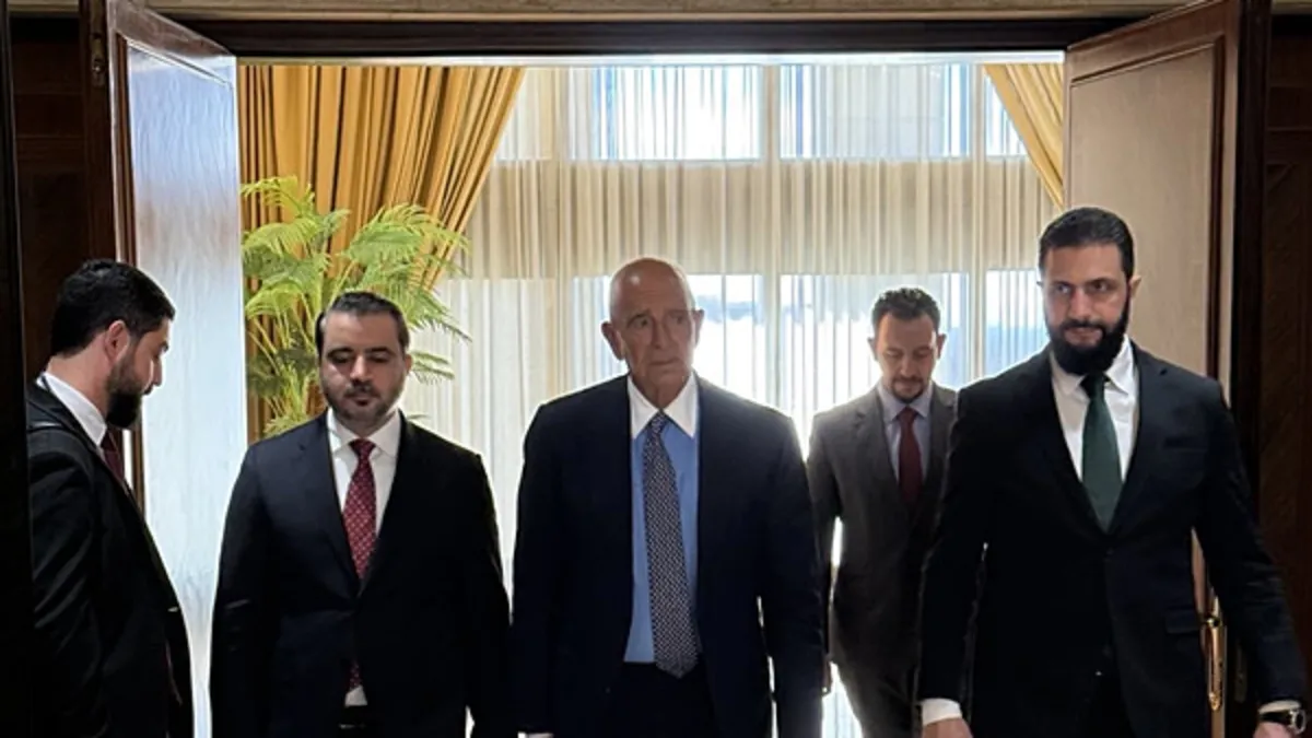 Suriye Cumhurbaşkanı Şara, Tom Barrack ile görüştü! Suriye Cumhurbaşkanı Şara, Tom Barrack ile görüştü!