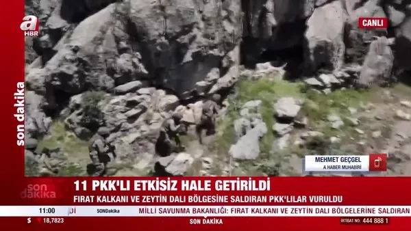 SON DAKİKA: Teröristler kazdıkları hendeklere gömüldü! MSB duyurdu: 11 YPG/PKK'lı terörist etkisiz... | Video