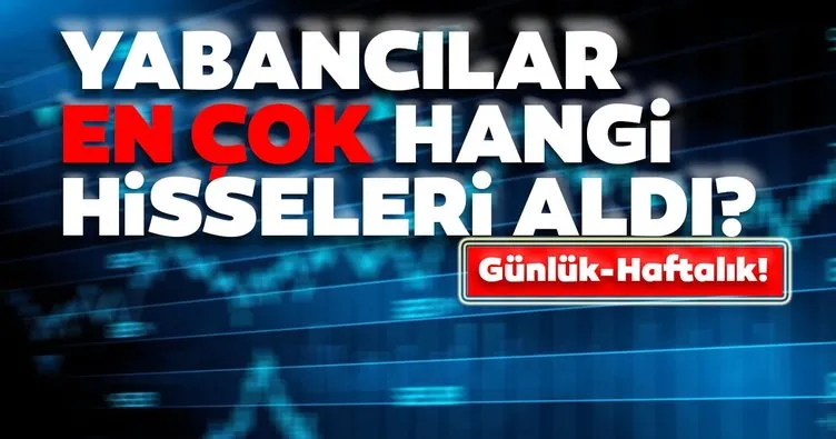 Borsa İstanbul’da günlük-haftalık yabancı payları 21/09/2020