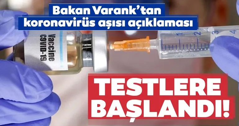 Bakan Mustafa Varank’tan corona virüs aşısı açıklaması: 3 üniversite testlere başladı