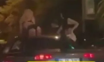 Trafikte soyunup dans eden kızlara istenen ceza belli oldu
