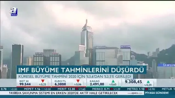 IMF ekonomik büyüme tahminlerini düşürdü