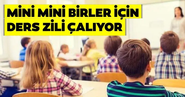 Mini mini birler için ders zili çalıyor