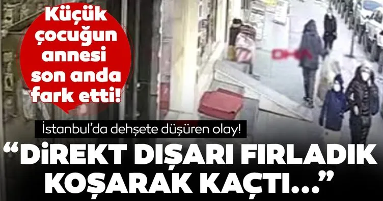 SON DAKİKA! İstanbul’da dehşete düşüren olay! Küçük çocuğu çuvala koyarken yakalandı!