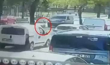 Bursa'da yürek burkan kaza! O anlar güvenlik kamerasına yansıdı #bursa