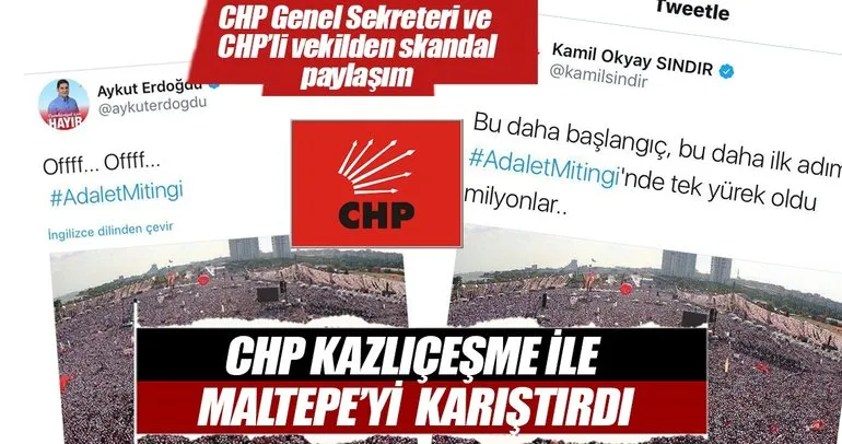 CHP’li Sındır ve Aydoğdu’dan skandal paylaşım!