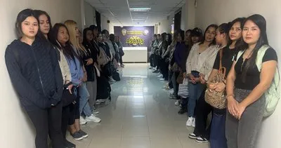 Kaçak çalışan 36 yabancı uyruklu kadın yakalandı #hatay