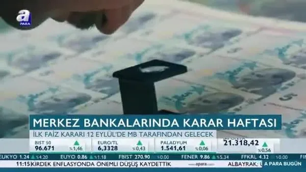 Merkez bankalarında karar haftası