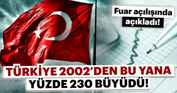 Türkiye 2002’den bu yana yüzde 230 büyüdü