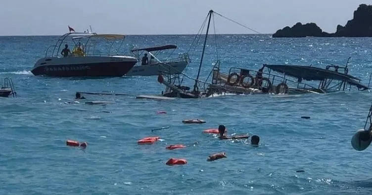 Son dakika: Fethiye’de tur teknesi battı! Can pazarı yaşandı