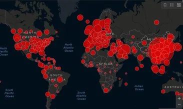 Anlık ve canlı corona virüsü haritası: Dünya genelinde corona virüsünde son durum nedir, nerelerde var? İşte canlı takip haritası...