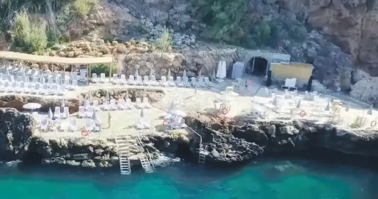 SİT alanına kaçak tünel