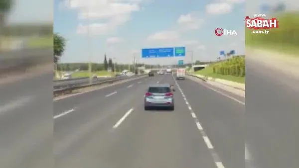 Tuzla'da dakikalarca süren tehlikeli yolculuk kamerada | Video