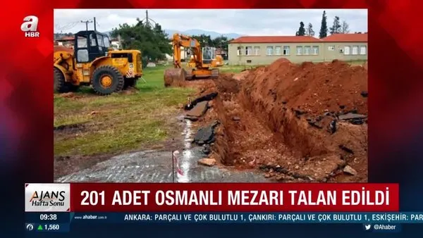 Yunanistan Selanik'teki 201 tane Osmanlı mezarını yıktı | Video