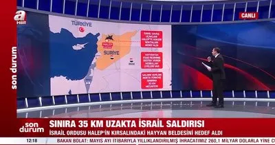 İsrail jetleri Türkiye sınırına 35 km mesafede saldırı düzenledi | Video