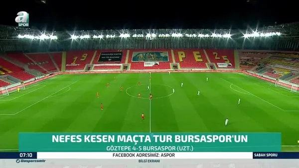 Göztepe 4-5 Bursaspor (MAÇ ÖZETİ)